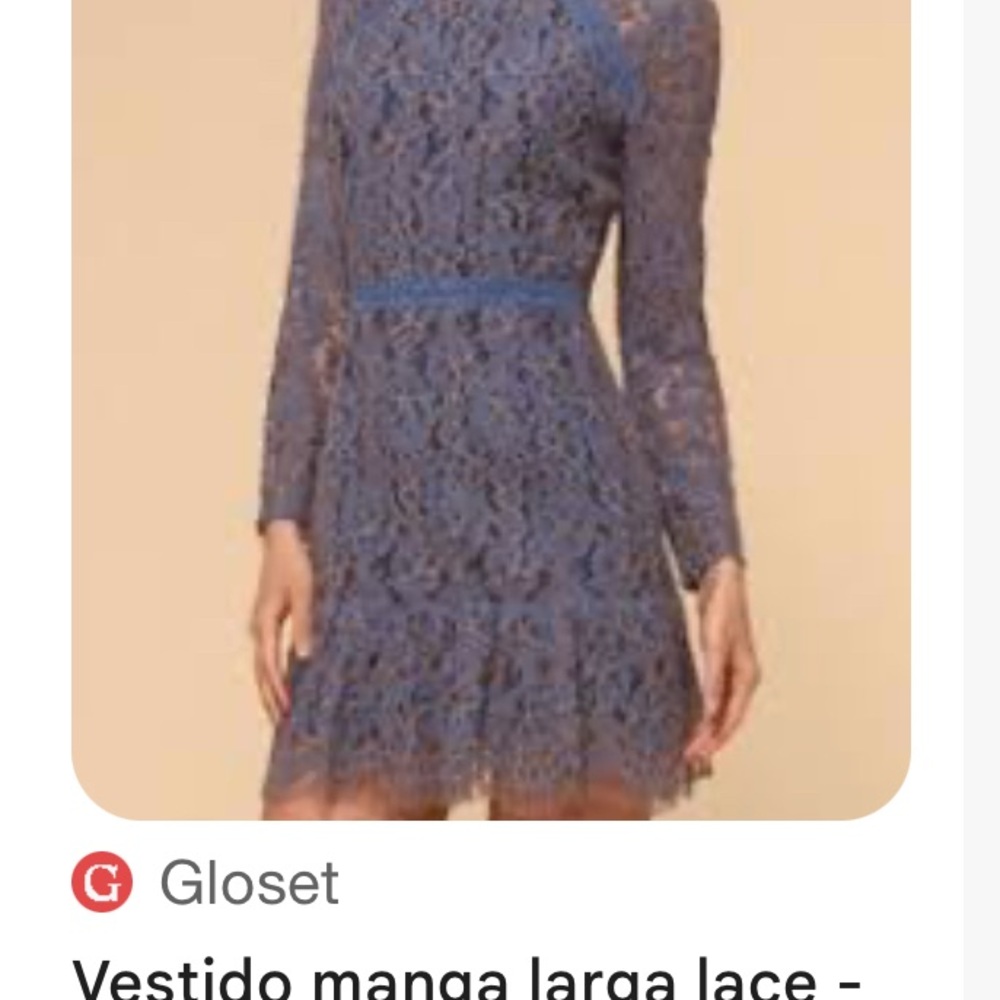 Adelyn Rae Navy Lace Long Sleeve Dress